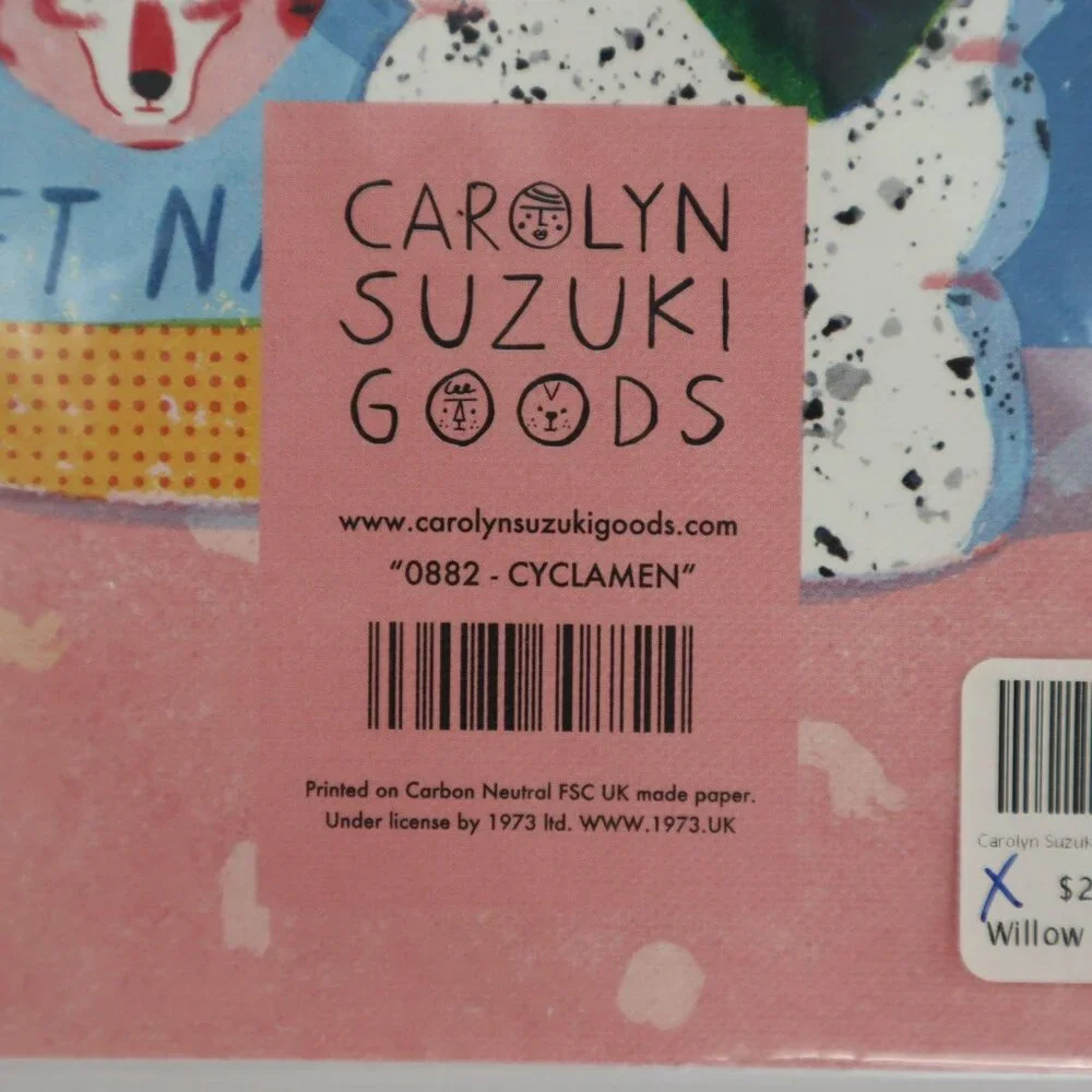 Cyclamen A5 Notebook Women O/S Blue Journal Note-Taking Planning Recipe Book NWT